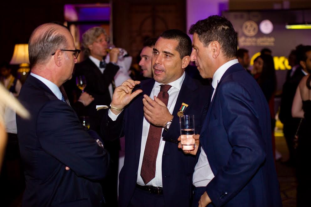 Riccardo Silva talks with Umberto Gandini in Dubai, December 2016